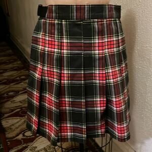 BP Plaid Pleated Skirt NWOT Size M